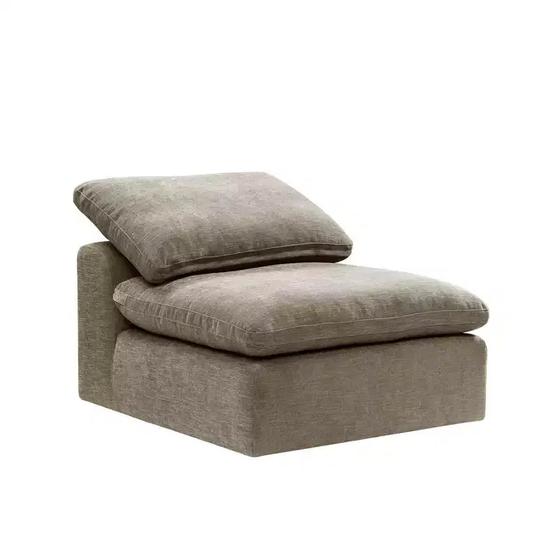 38" Naveen Accent Chair Khaki Linen