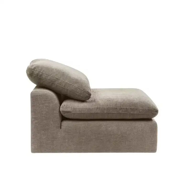 38" Naveen Accent Chair Khaki Linen