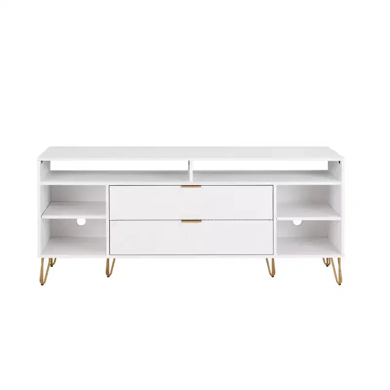 Manhattan Comfort 63" Dumbo TV Stand for TVs up to 60" White