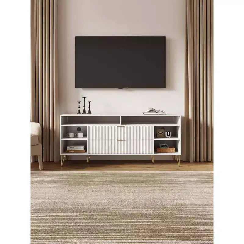 Mobile TV Dumbo da 63" per TV fino a 60" Bianco