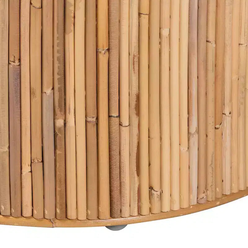 Tavolino da caffè Bali & Pari Milagra in Rattan Naturale: Bohemien, Nessun Montaggio, Realizzato in Indonesia