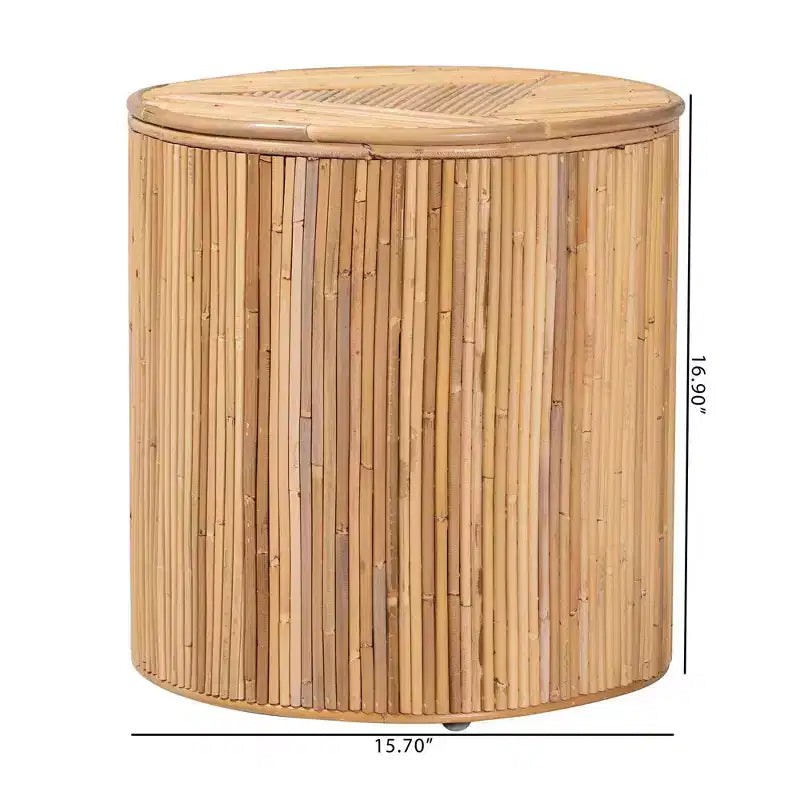 Tavolino da caffè Bali & Pari Milagra in Rattan Naturale: Bohemien, Nessun Montaggio, Realizzato in Indonesia