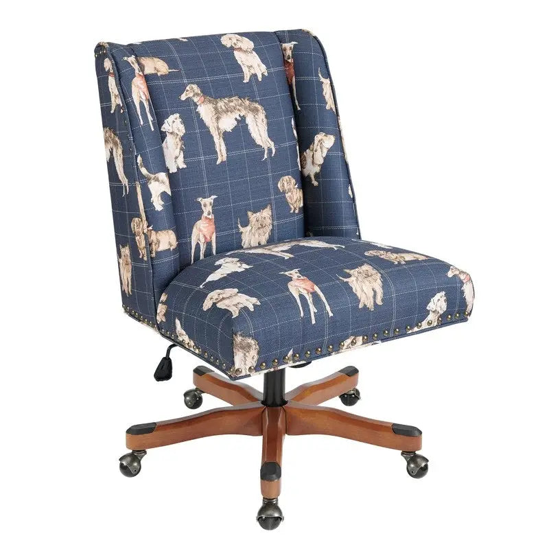 Violet okretna uredska stolica za kućni ured