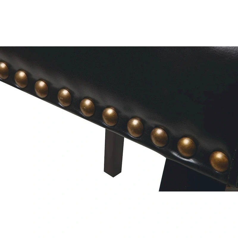 Sedia Copper Grove Five Bridge Eco Parsons in similpelle con borchie