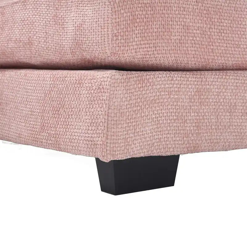 Modulares Ecksofa im Cloud-Stil fürs Wohnzimmer, modernes U-förmiges Sofa aus Chenille/Bouclé, bequemes Schlafsofa mit zwei Chaiselongues