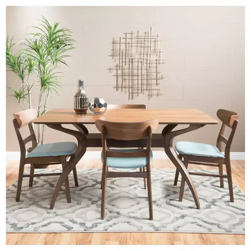 Set da pranzo moderno Christopher Knight Home Idalia 60 da 5 pezzi
