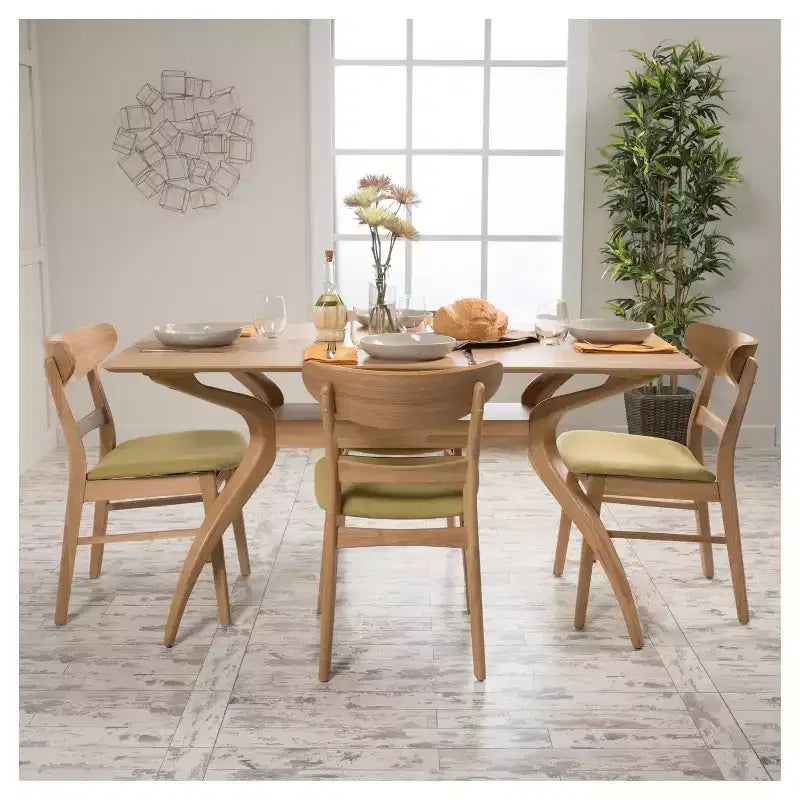 Set da pranzo moderno Christopher Knight Home Idalia 60 da 5 pezzi