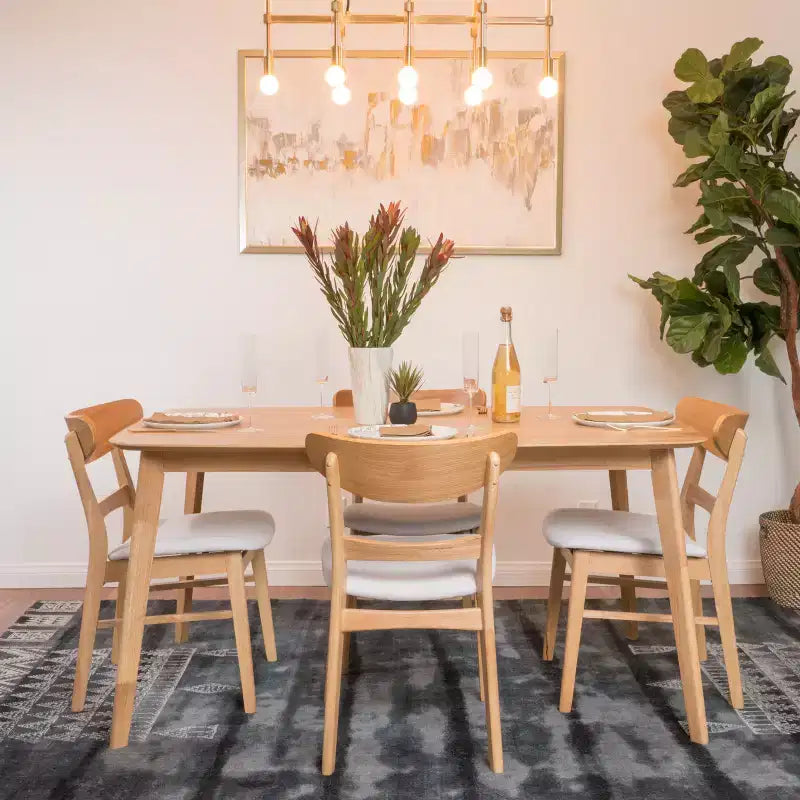 Set da pranzo moderno Christopher Knight Home Idalia 60 da 5 pezzi