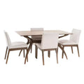 5pc Kwame 60 Curved Leg Dining Set - Christopher Knight Home