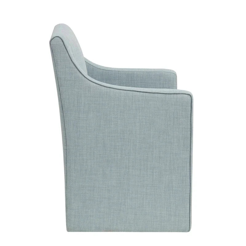 Charlotte Dining Arm Chair with Casters