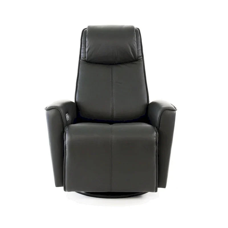 Poltrona reclinabile girevole Fjords Urban Leather