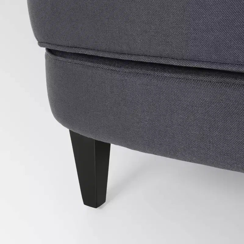 Eigentijdse Correia-fauteuil met poef - Christopher Knight Home