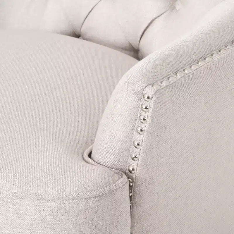 Eigentijdse Correia-fauteuil met poef - Christopher Knight Home