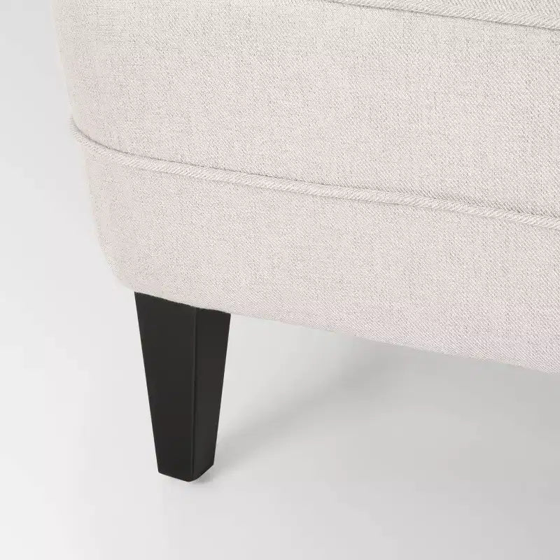 Eigentijdse Correia-fauteuil met poef - Christopher Knight Home