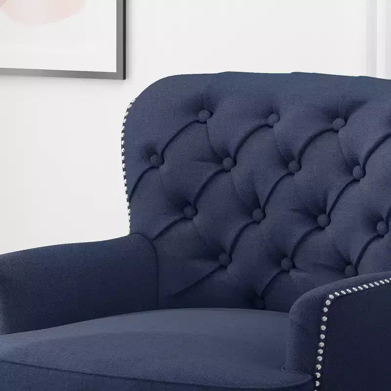 Eigentijdse Correia-fauteuil met poef - Christopher Knight Home