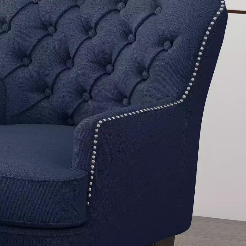 Eigentijdse Correia-fauteuil met poef - Christopher Knight Home