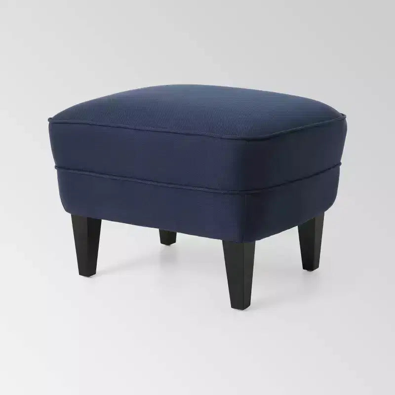 Eigentijdse Correia-fauteuil met poef - Christopher Knight Home