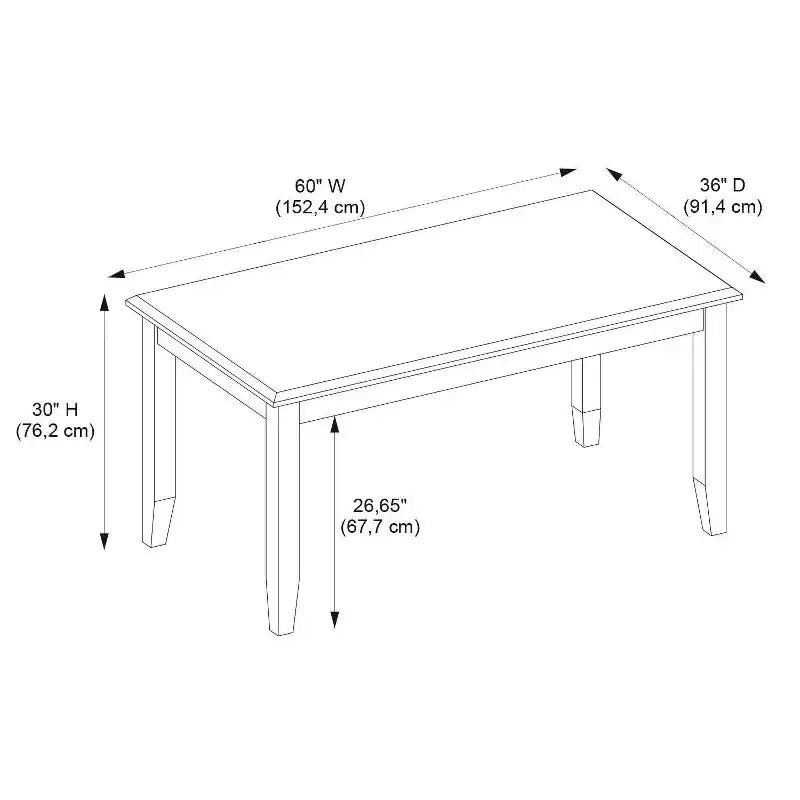 Set da pranzo Emma da 6 pezzi - Powell Company