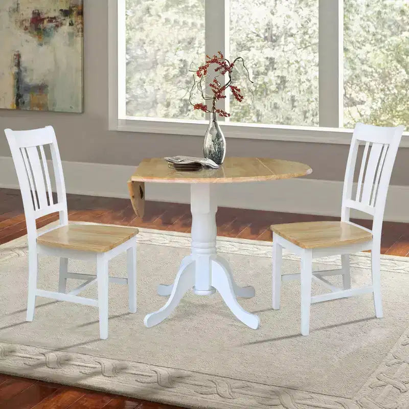 Tavolo a due ante Mase da 42 pollici con 2 sedie San Remo - International Concepts