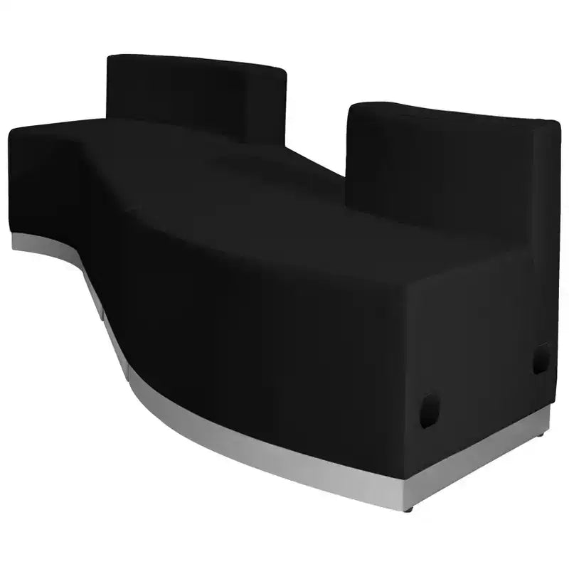 Emma and Oliver Leather Reception Configuration, 4 Pieces