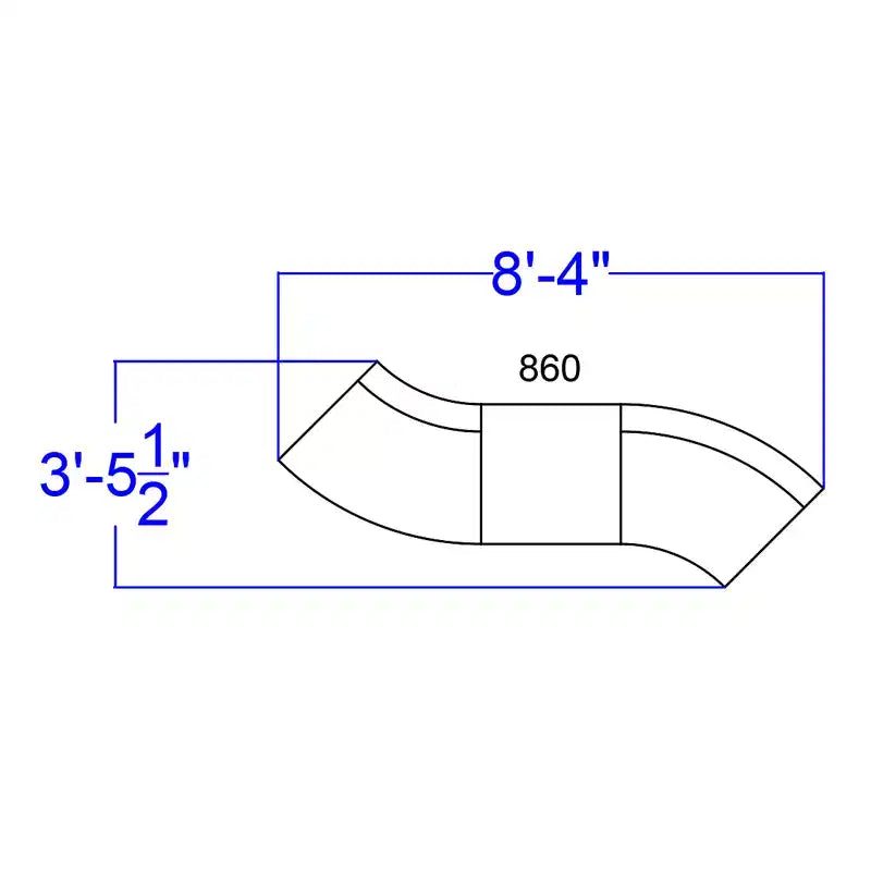 Emma and Oliver Leather Reception Configuration, 4 Pieces