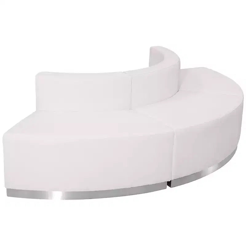 Emma and Oliver Leather Reception Configuration, 3 Pieces