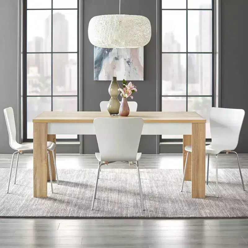 Set da pranzo Mandy naturale/bianco - Buylateral