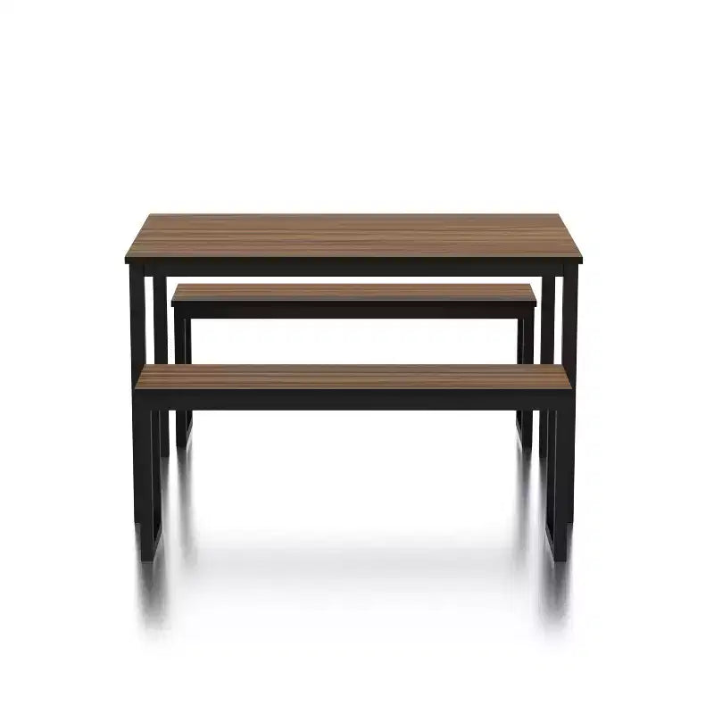Set da pranzo 3 pz Killucan con 2 panche - miBasics