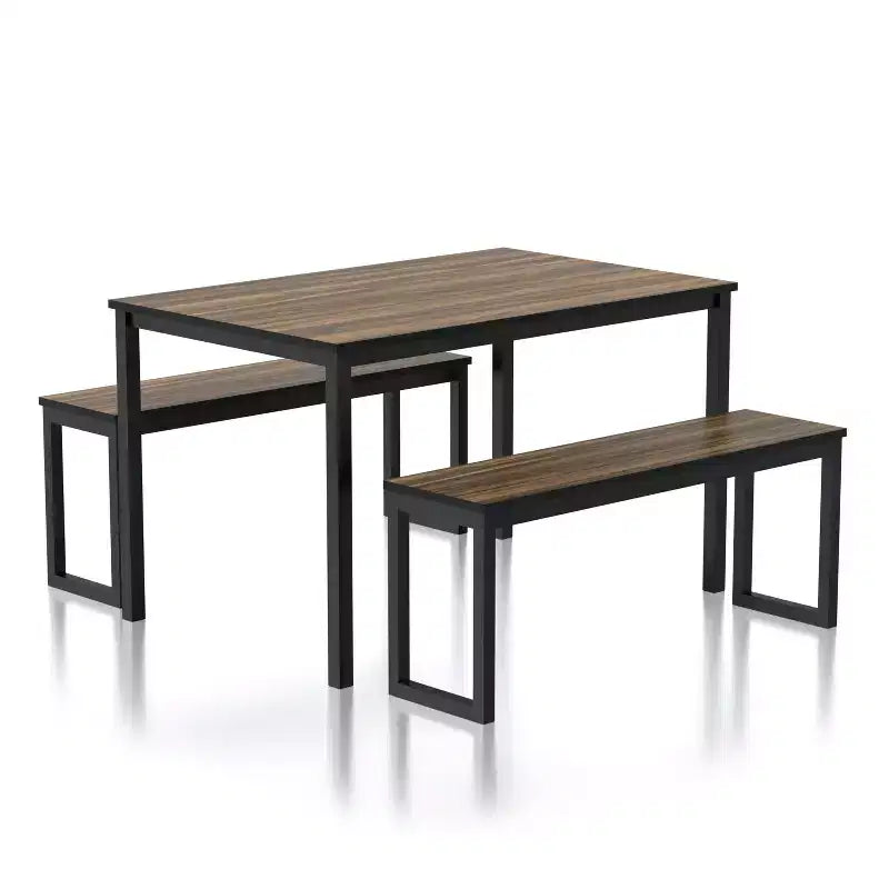 Set da pranzo 3 pz Killucan con 2 panche - miBasics