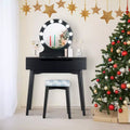 Costway Vanity Makeup 8 Dimmable Bulbs Lighted BlackWhiteNatural