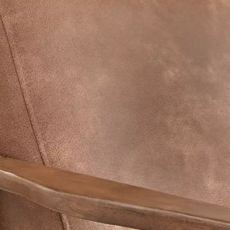 Set di 2 pezzi Bianca con poltrona e pouf in stile moderno di metà secolo - Buylateral