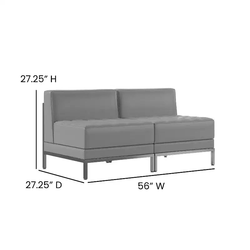 Flash Furniture HERCULES Imagination Series LeatherSoft-loungeset, 2-delig