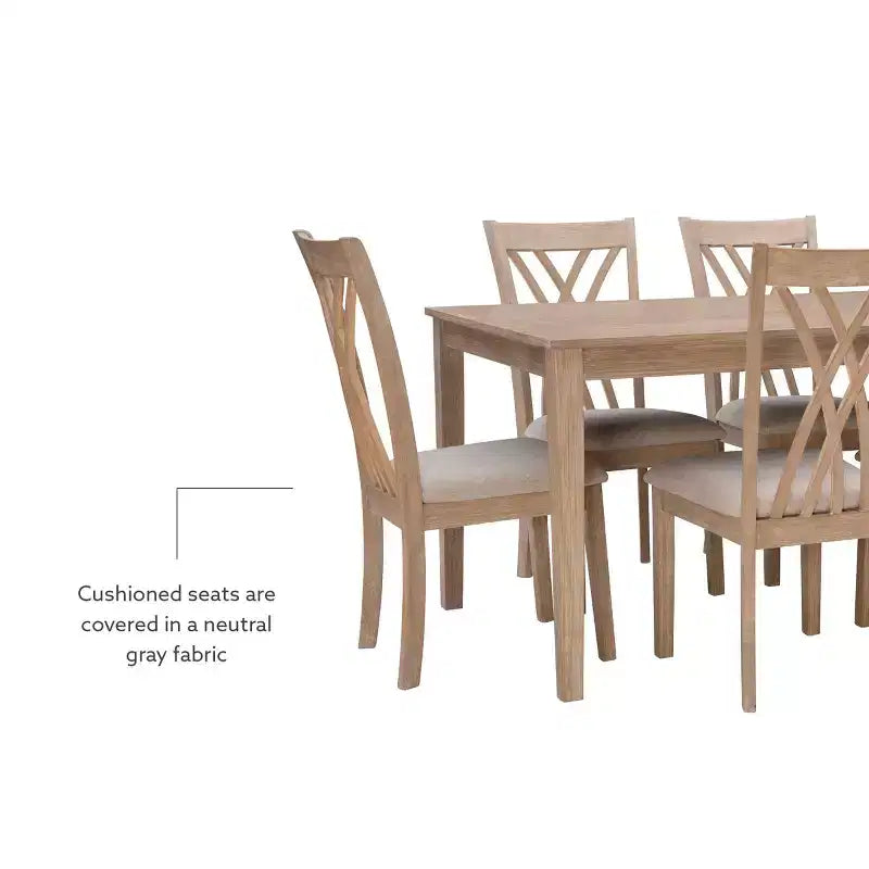 Set da pranzo Roslyn 7 pezzi - Powell
