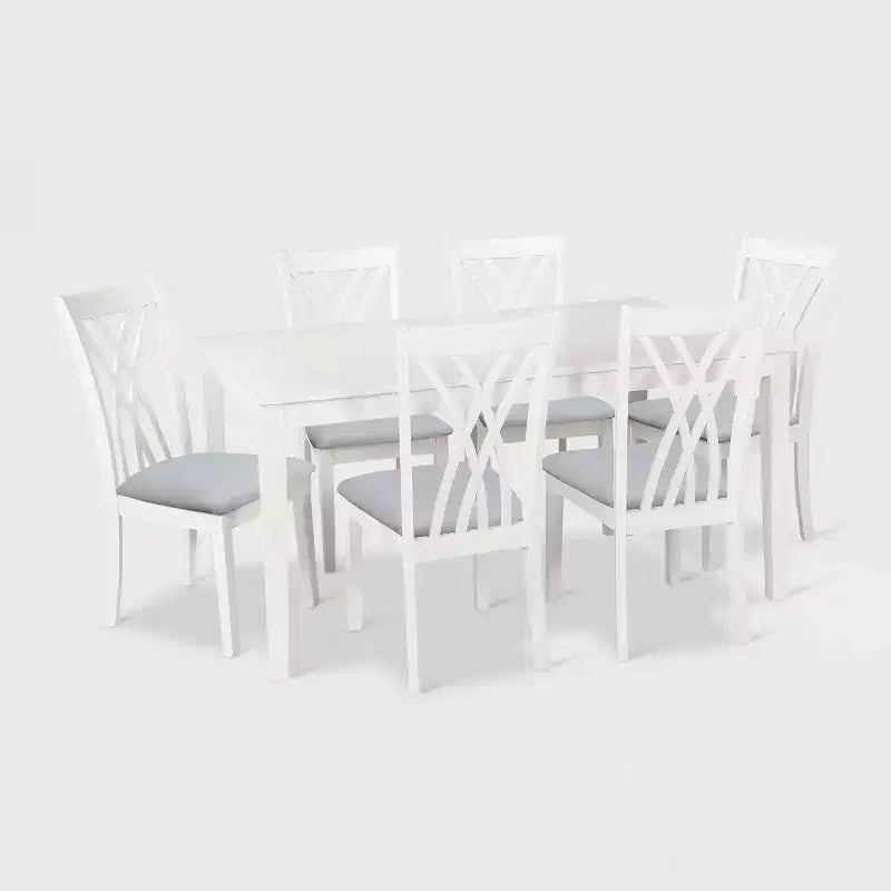 Set da pranzo Roslyn 7 pezzi - Powell