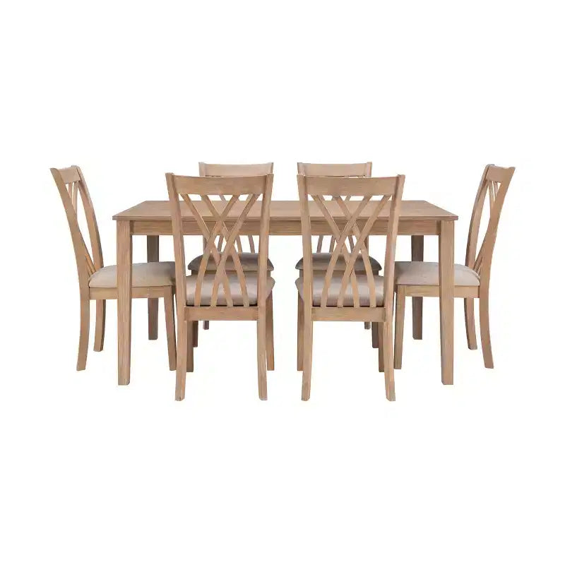 Set da pranzo Roslyn 7 pezzi - Powell