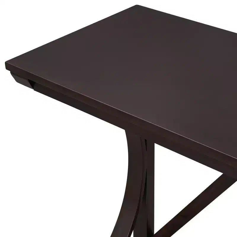 Set da Pranzo 3 Pezzi Stile Fattoria Altezza Bancone con Porta USB e Sgabelli Imbottiti-ModernLuxe