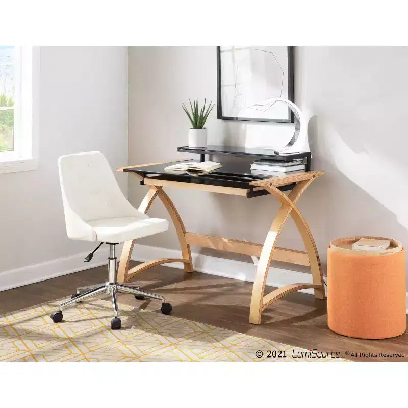 Set of 2 Tray Nesting Ottomans - LumiSource