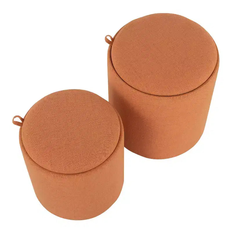 Set of 2 Tray Nesting Ottomans - LumiSource