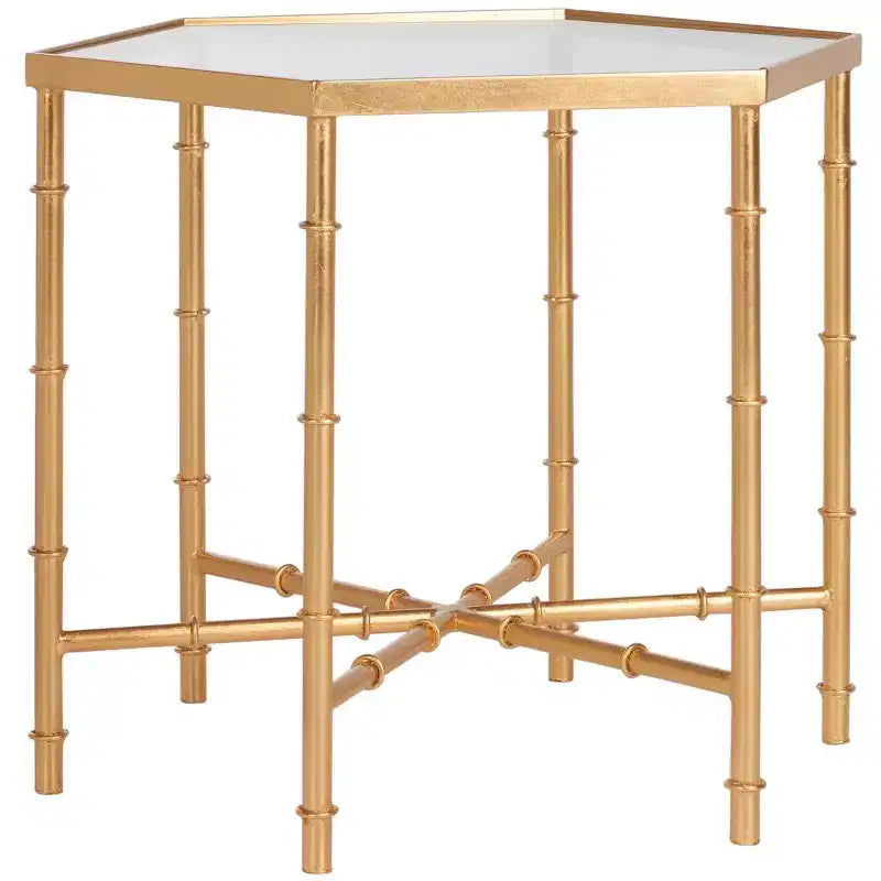Kerri Accent Table - Gold/Clear