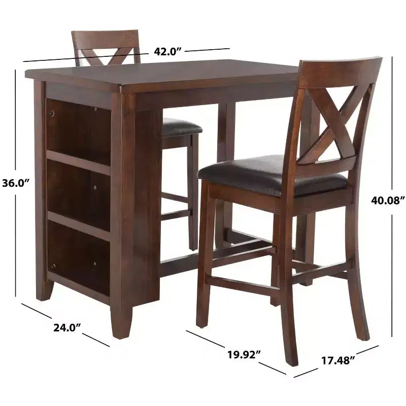 Set da pub 3 pezzi Everest - DNS9203 - Safavieh