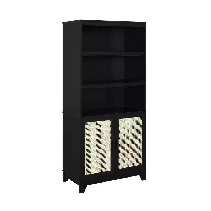 Libreria Sheridan Modern a 7 ripiani in canna d'India