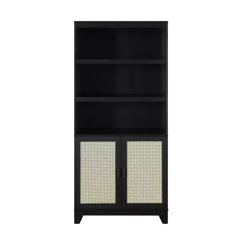 Libreria Sheridan Modern a 7 ripiani in canna d'India