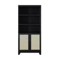 Libreria Sheridan Modern a 7 ripiani in canna d'India
