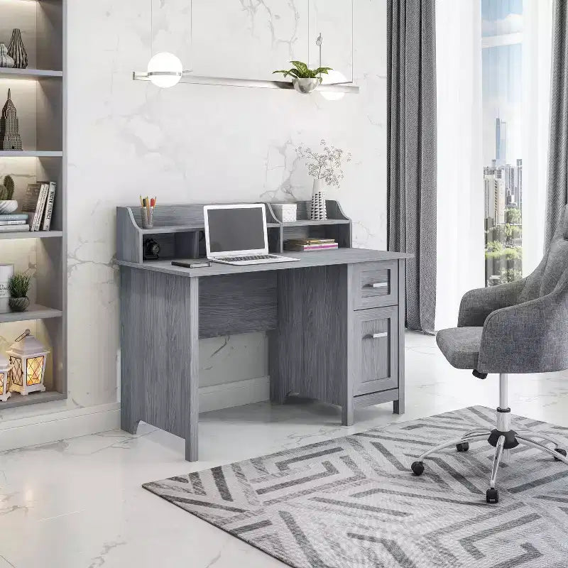 Scrivania classica con contenitori - Techni Mobili