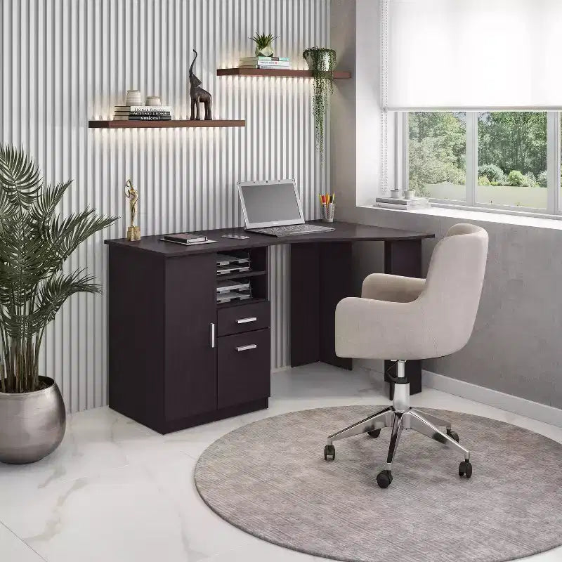 Scrivania classica con contenitori - Techni Mobili