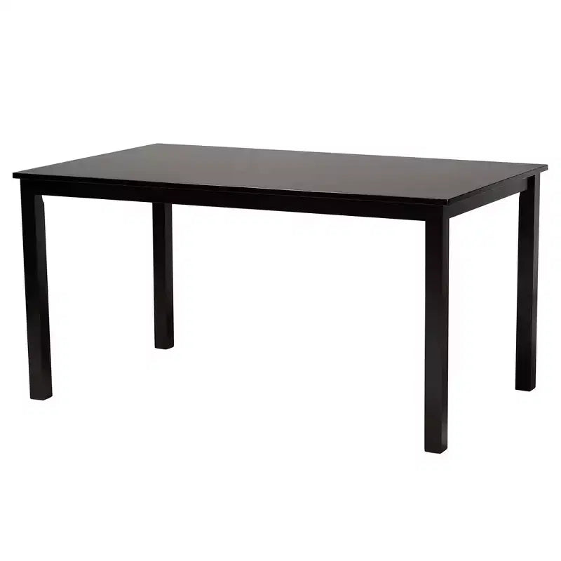 Set da pranzo moderno Baxton Studio Olympia in tessuto e legno