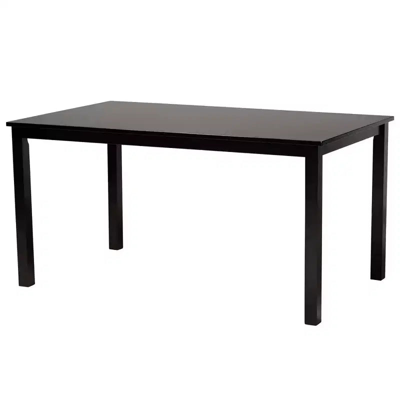 Set da pranzo moderno Baxton Studio Olympia in tessuto e legno