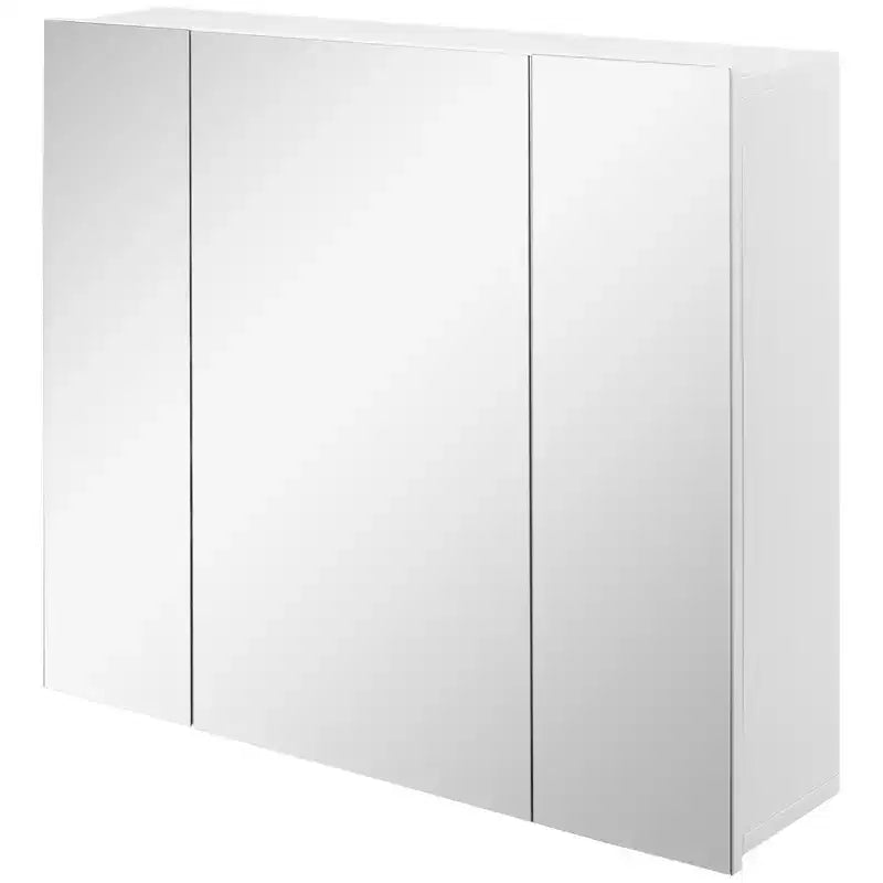 Medicine Cabinet, Bathroom Mirror with Storage Cabinet and Adjustable Shelves, Wall Mounted Bathroom Vanity Mirror, White