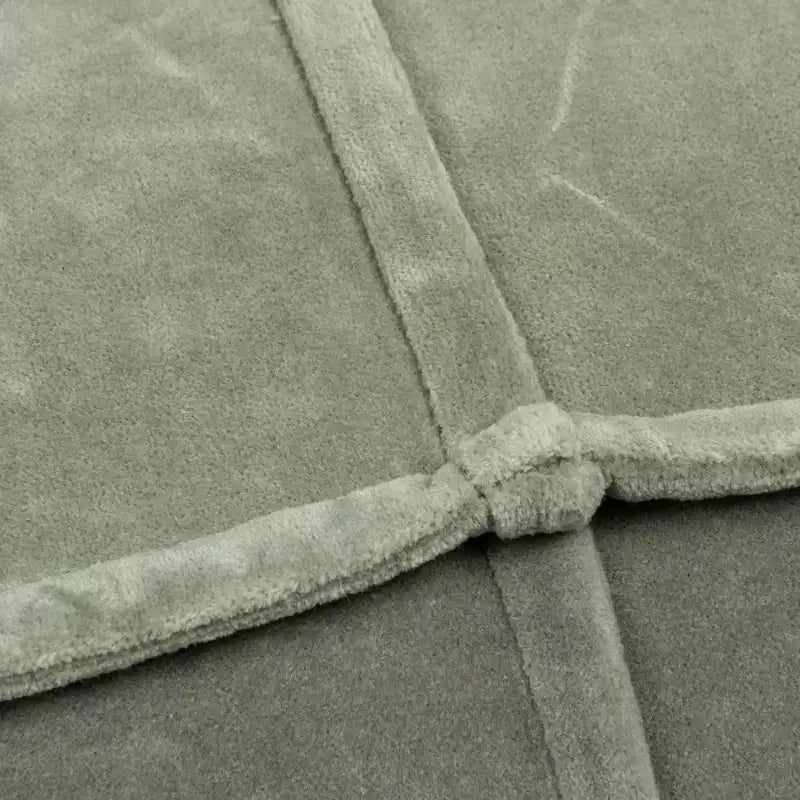 Pouf quadrato in velluto di cotone