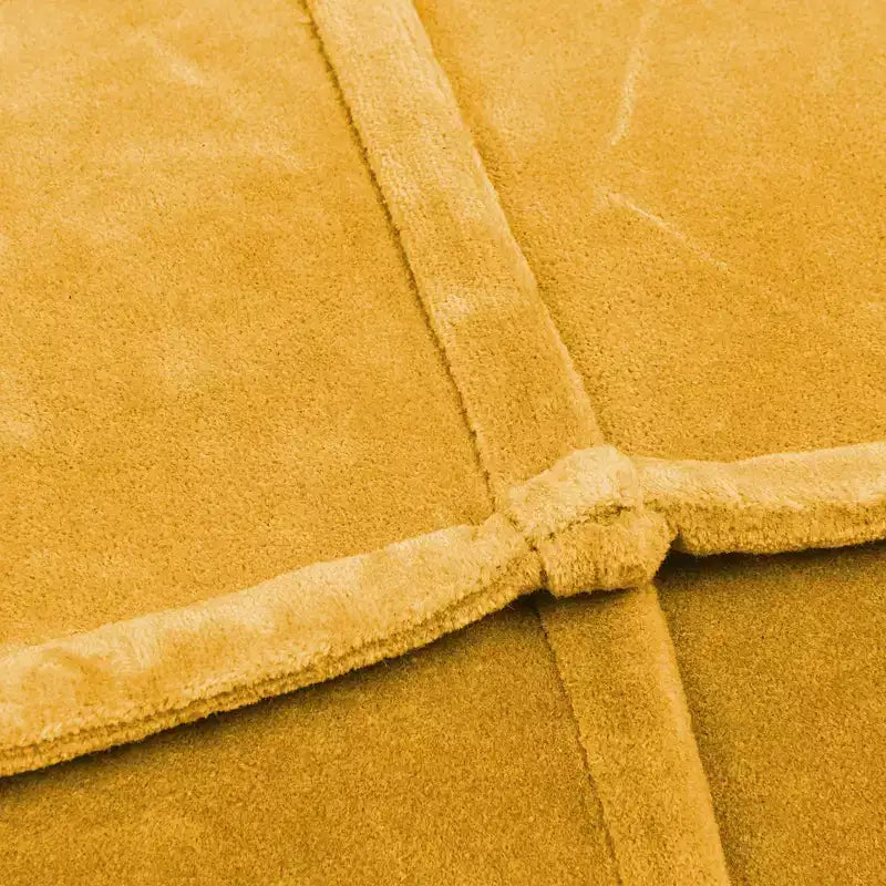 Pouf quadrato in velluto di cotone
